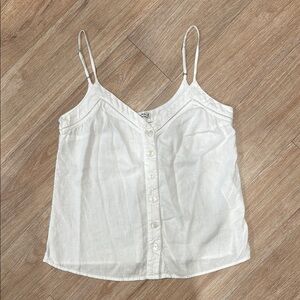 Abercrombie linen tank top